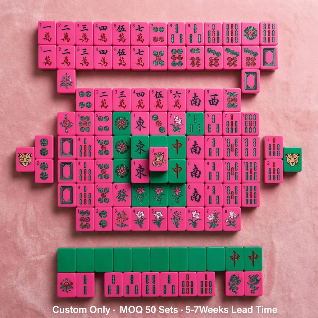 Factory Direct 4-Layer Acrylic American Mahjong Set – 166 Tiles