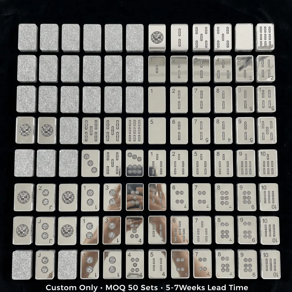 Factory Direct Signature Acrylic American Mahjong Set – 166 Tiles (CS-029)