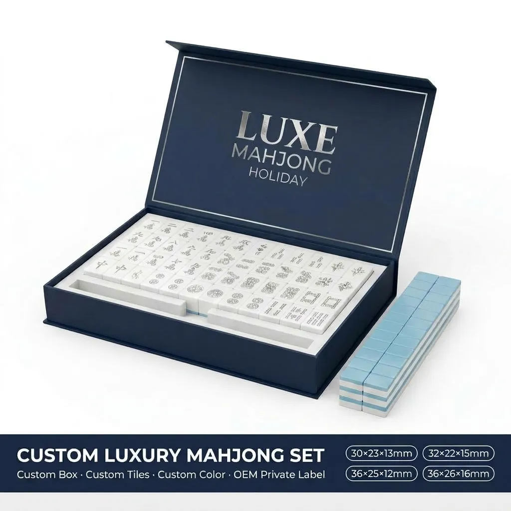 Factory Direct Signature Acrylic American Mahjong Set – 166 Tiles (CS-056) view 3