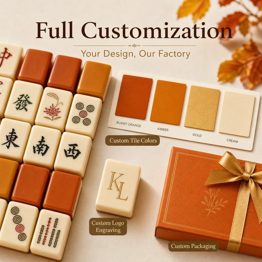 Factory Direct 4-Layer Acrylic American Mahjong Set – 160 Tiles (CS-117) view 4