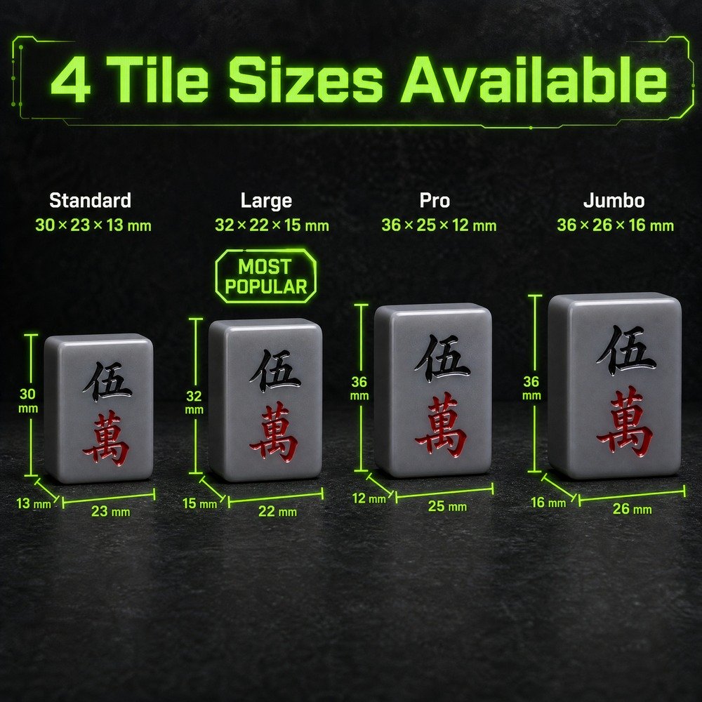 Factory Direct Green Acrylic American Mahjong Set – 160 Tiles view 3
