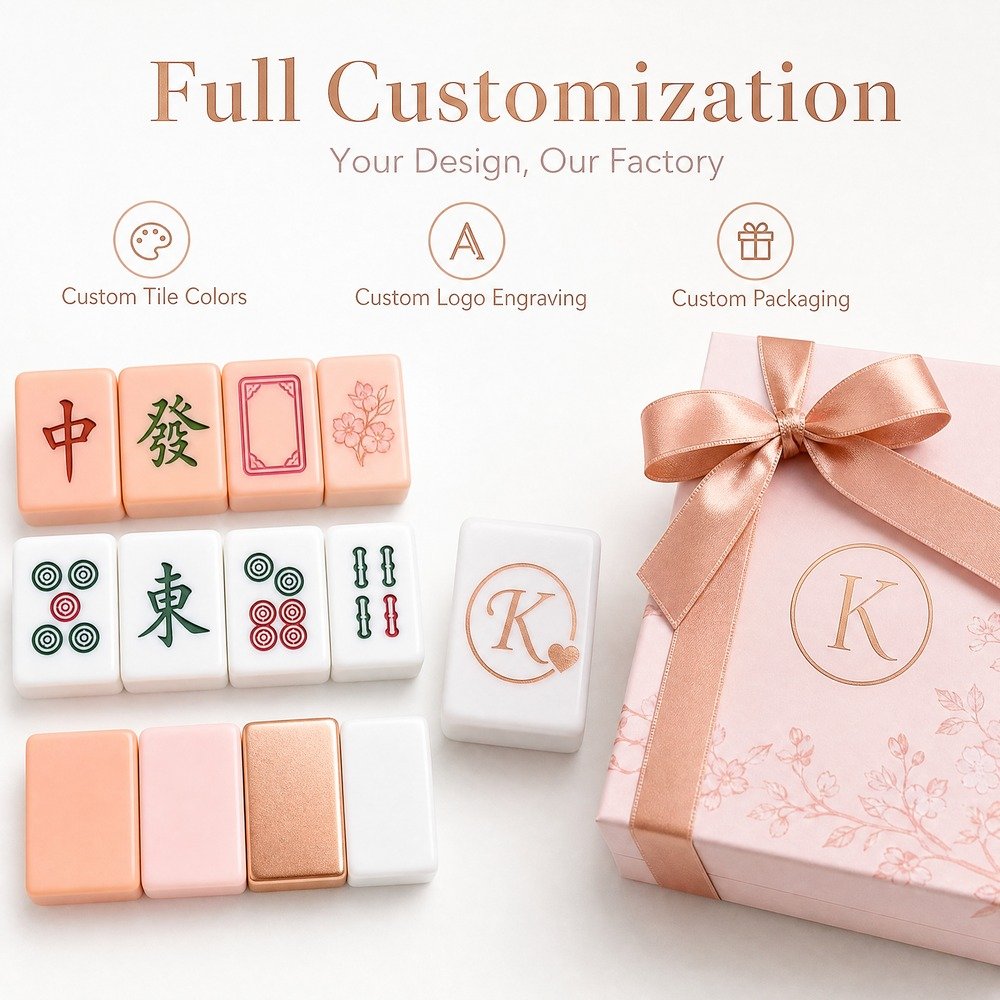 Factory Direct 4-Layer Acrylic American Mahjong Set – 160 Tiles view 4