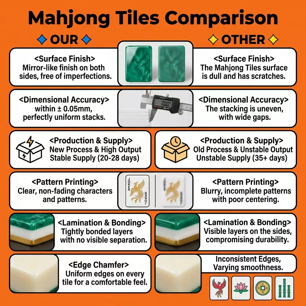 Factory Direct Solid Acrylic American Mahjong Set – 160 Tiles view 6